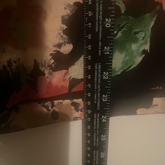 Talbots Petite Plus Size Floral Pencil Skirt Stretch Lined Knee Length 22WP - Picture 5 of 6